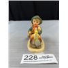 Image 2 : Vintage "Singing Lessons" Boy & Bird Hummel Figure, Made in Germany, Approx 3.25"
