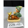 Image 3 : Vintage "Singing Lessons" Boy & Bird Hummel Figure, Made in Germany, Approx 3.25"