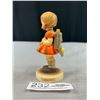 Image 2 : Vintage "School Girl" Hummel Figurine, Approx 4" Tall Made in Germany