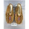 Image 1 : Very Nice Ladies Beaded Leather Moccasins Lined