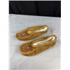 Image 5 : Very Nice Ladies Beaded Leather Moccasins Lined