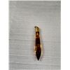 Image 2 : A Victorian Drop Pendant Tortioseshell Crystal