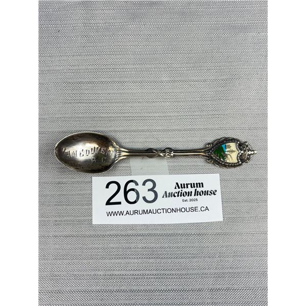 Sterling (Vancouver) Spoon w/ Enamel Steamtrain Top