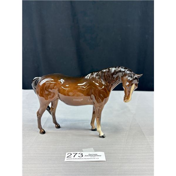 Vintage 6" Tall Beswick Porcelain Horse