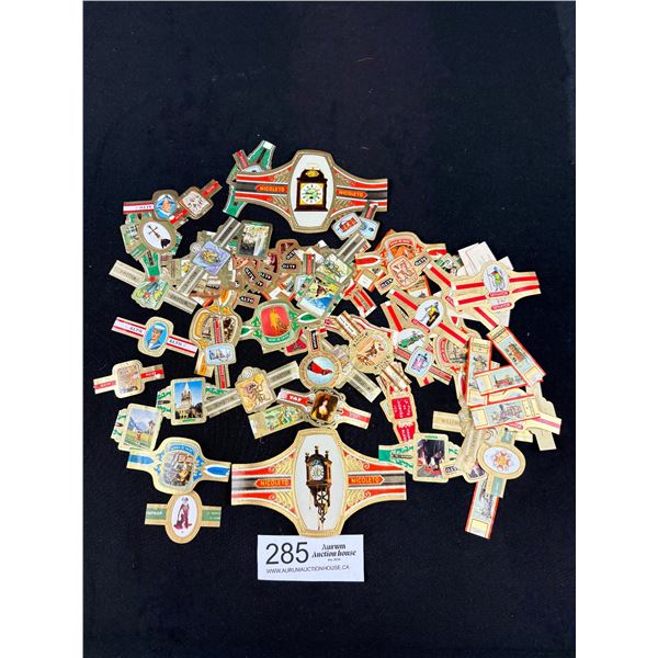 100+ Unused Cigar Labels/Bands (Vintage 1950s0