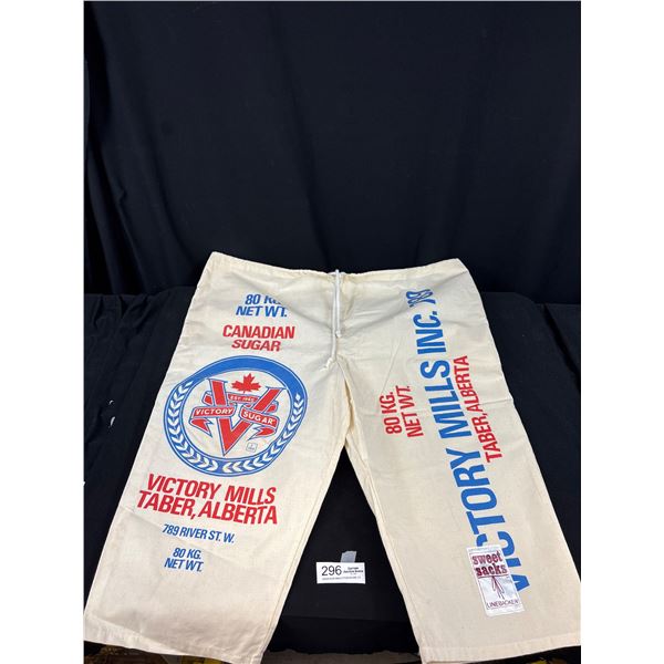 Pair of Canada Sugar Canvas Long Shorts