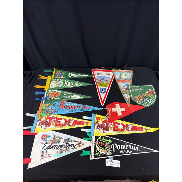 Nice Lot of Collectable Pennants