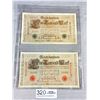 Image 1 : 2 1910 German oversized notes