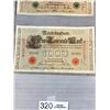 Image 4 : 2 1910 German oversized notes