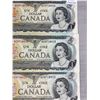 Image 2 : 3 1973 Consecutive $1 Banknotes