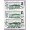 Image 3 : 3 1973 Consecutive $1 Banknotes