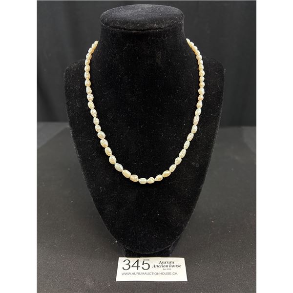 Vintage Cultured Freshwater Pearls Choker Necklace