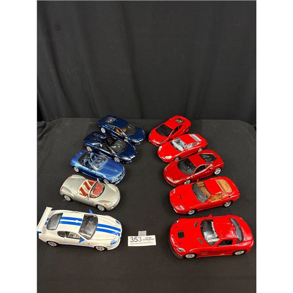 Large Lot of 1:24 Scale Diecast Cars