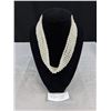 Image 1 : 5 Rows Faux Pearl Choker Necklace