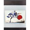 Image 2 : Very Nicely Framed Native Print "Morning Flight" Signed by George Hunt Jr