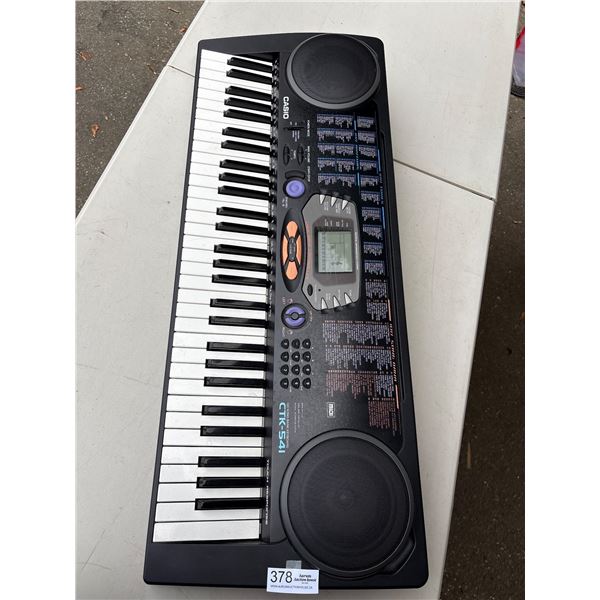 Working Casio 100 song bank Keyboard CTK-541 30" wide