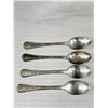 Image 2 : Seven Matching Silver Tea Spoons, Each Marked