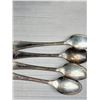Image 3 : Seven Matching Silver Tea Spoons, Each Marked