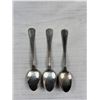 Image 4 : Seven Matching Silver Tea Spoons, Each Marked