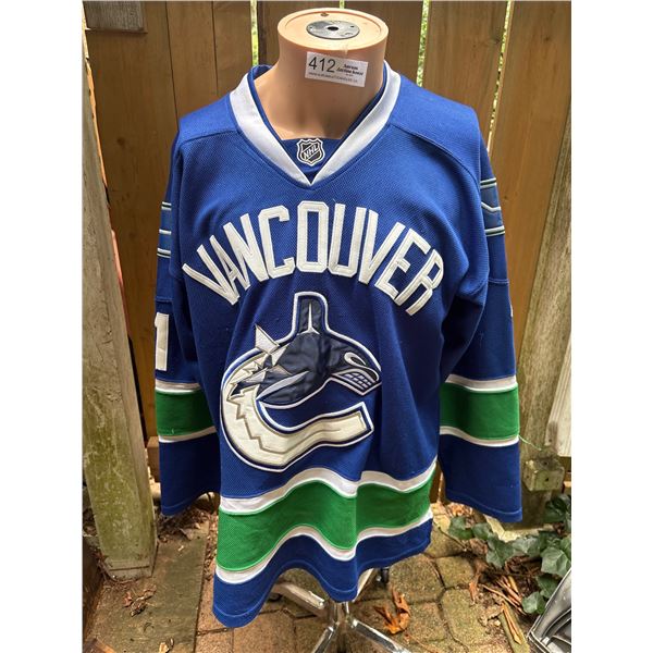 Vancouver Canucks Roberto Luongo Jersey Size 50