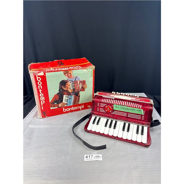 Vintage Childs Accordian in original box