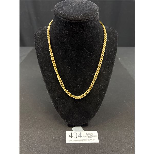 Heavy solid vintage gold chain