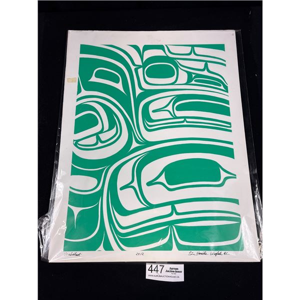 1/1 2012 West coast native print signed