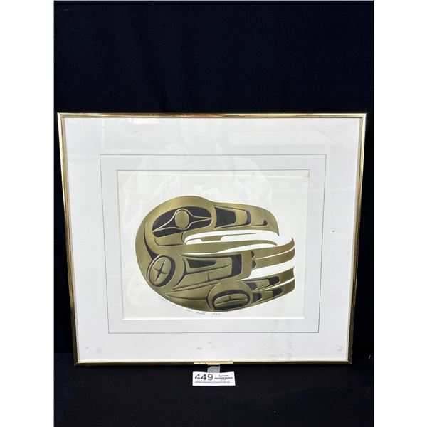 Very nice numbered west coast native print 3 Humming birds by Heiltsuk artist Ben Houstie