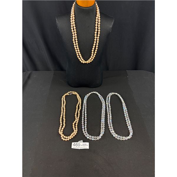 Lot of 4 Vintage Necklaces - Circa 1970s