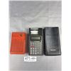 Image 1 : Vintage Silvertone Transistor Radio and Brother TP-1 Calculator