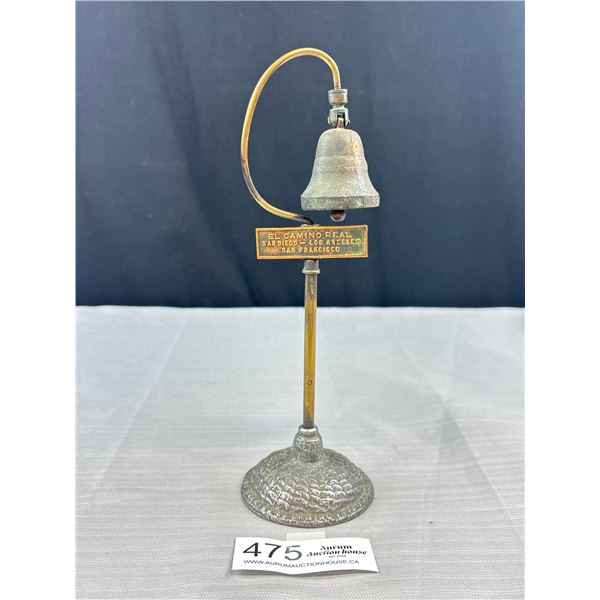 Old Metal Desk Recplica of the El Camino Real Bell