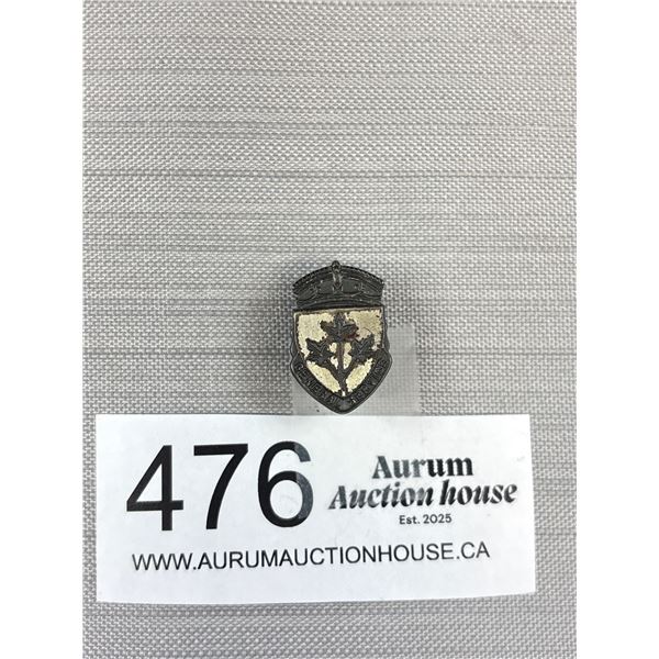 Canada Sterling WWII General Service Military Pin