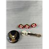 Image 4 : 10 Vintage Pins, Guitar, 4 Harley Davidson, 3 Canada Flags +