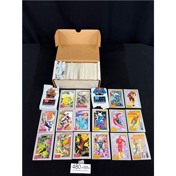 Lot of DC Comics Trading Cards, 2 Sets + Spares