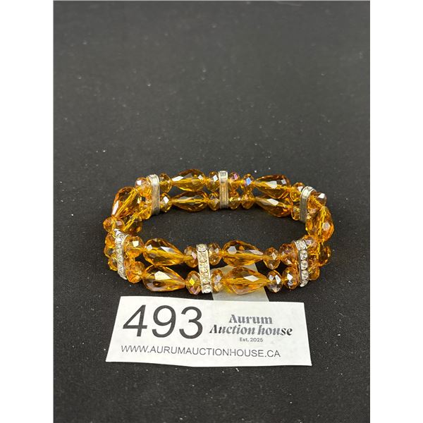 Beautiful Crystal + Rhinestones Stretch Bracelet