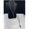 Image 1 : 2 Vintage Rosaries w/ Cross