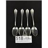 Image 1 : 4 Silver Tea Spoons Marked Rogers & Bro AI
