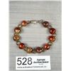 Image 1 : Vintage Natural Agate Stones Bracelet