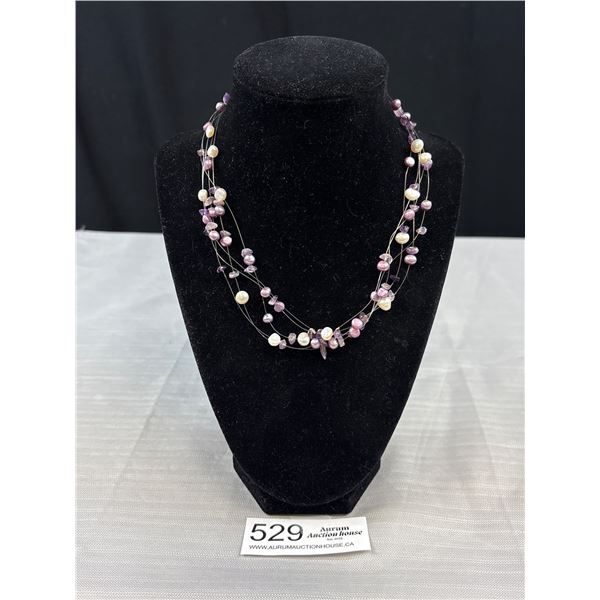 Multistrand Cultured Freshwater Pearls Necklace