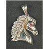 Image 2 : Sterling Silver Horse Head Pendant