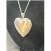 Image 2 : Silver Plated Kacy Chaemin Heart Pendant w/ Chain Necklace