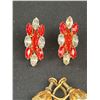 Image 2 : 3 Pairs of Vintage Clip On Earrings