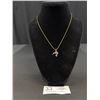 Image 1 : Gold Plated Chain w/ Australian Opal Pendant Necklace