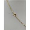 Image 3 : Gold Plated Chain w/ Black Coral Horn Shaped Pendant Necklace