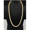 Image 2 : Hand Knotted Pearls w/ Original Filigree Clasp Necklace