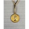 Image 2 : Gold Plated Bracelet w/ Queen Elizabeth Charm