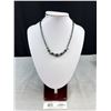 Image 1 : Black Alaskan Diamond Hemetite Stone Beads Necklace