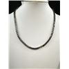 Image 3 : Black Alaskan Diamond Hemetite Stone Beads Necklace
