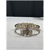 Image 3 : Vintage Hinged Rhinestones Bangle Bracelet