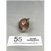 Image 3 : Vintage Silver Framed w/ Décor Oyster Shell Pendant